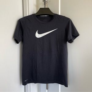 Boys Nike Black Workout T-Shirt